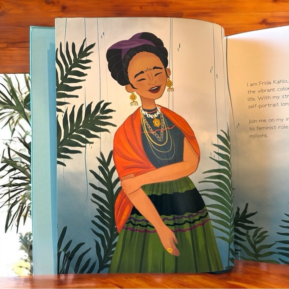 WONDER WOMEN Illustrated Hardcover Book | Frida Kahlo, Coco Chanel, Marie Curie - Picture 5 of 11